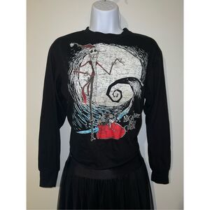 Nightmare before Christmas Unisex Cuttoff Longsleeve Top SMALL